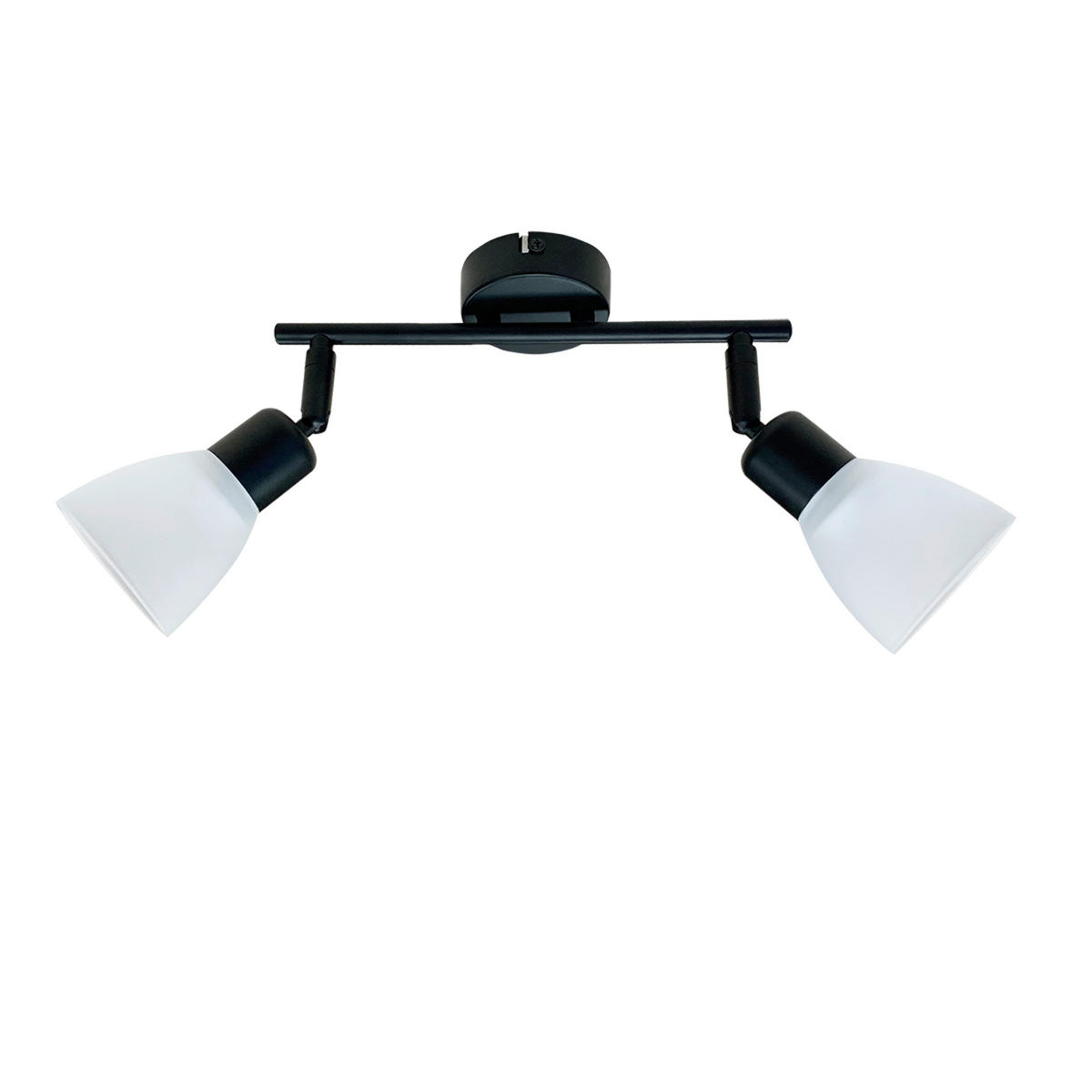 STRAHLER 46/8/20 cm   - Schwarz/Weiß, KONVENTIONELL, Metall (46/8/20cm)