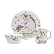 KINDERGESCHIRRSET 3-teilig - Multicolor, KONVENTIONELL, Keramik - BEN'N'JEN