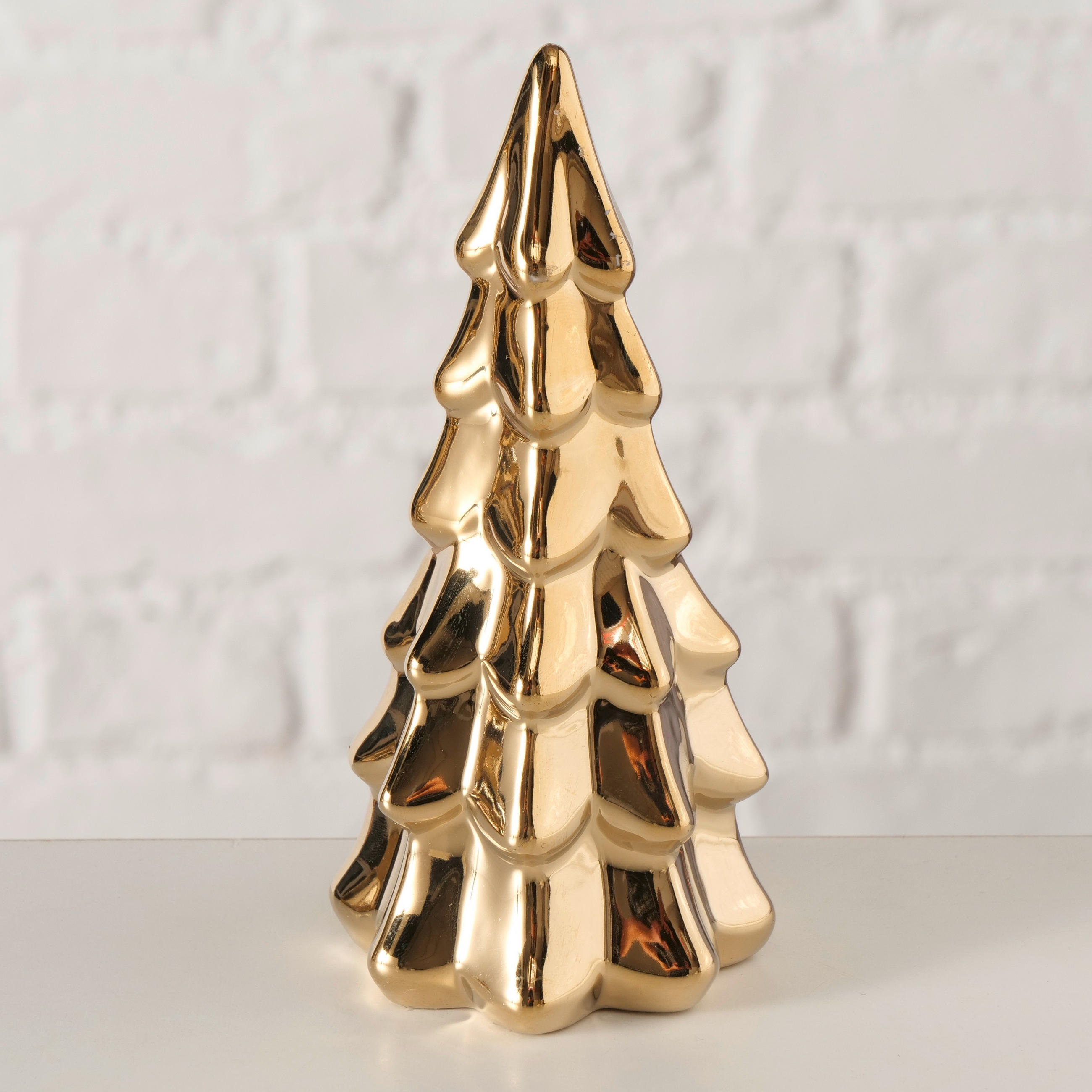 DEKOWEIHNACHTSBAUM - Goldfarben, LIFESTYLE, Keramik (10/10/20,5cm)