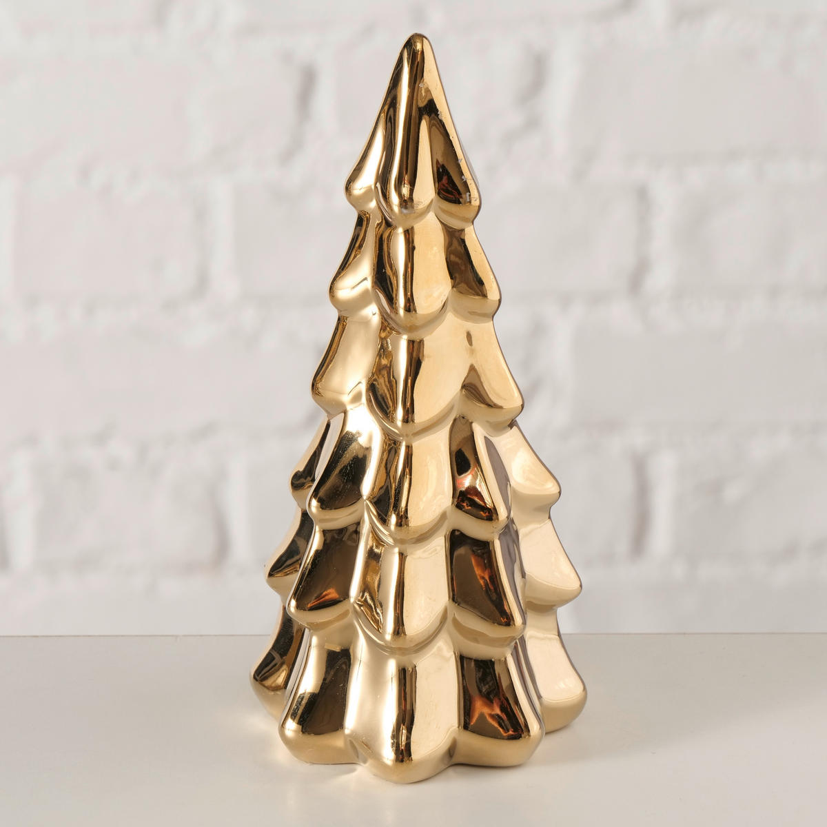 DEKOWEIHNACHTSBAUM - Goldfarben, LIFESTYLE, Keramik (10/10/20,5cm)