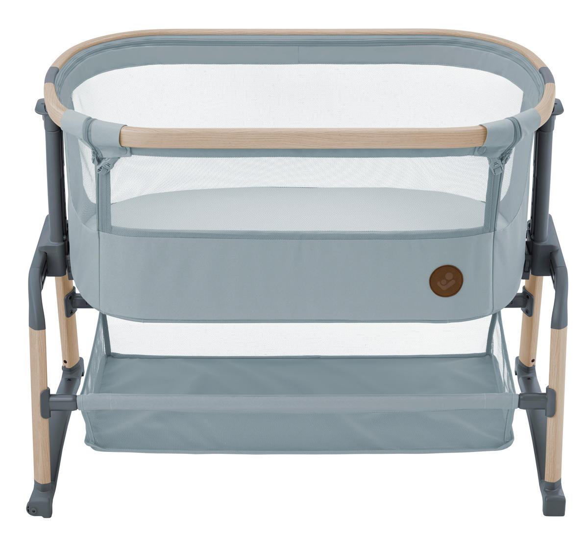 BEISTELLBETT Iora Air   - Hellgrau, Basics, Metall (55/74,5/93cm) - Maxi-Cosi