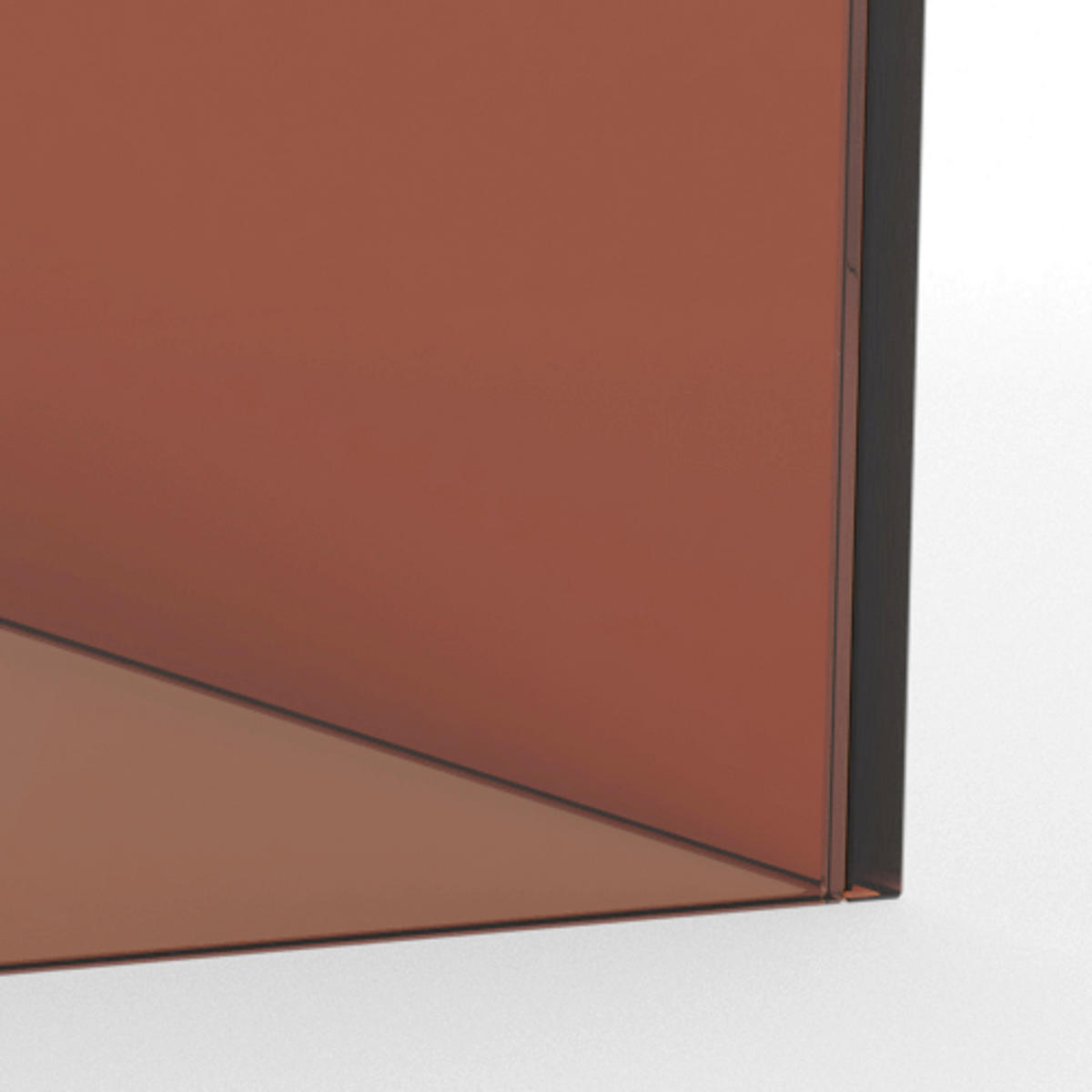 COUCHTISCH Glas 50/50/35 cm  - Braun, Design, Glas (50/50/35cm) - MID.YOU