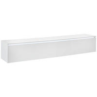 TV-SZEKRÉNY 180/30/33 cm  - magasfényű fehér, Trend, faalapú anyag (180/30/33cm) - Xora