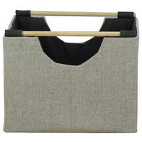 KOŠARA ZA REGAL   27/27/22 cm     - siva/svijetlo siva, Basics, tekstil/drvo (27/27/22cm) - Landscape