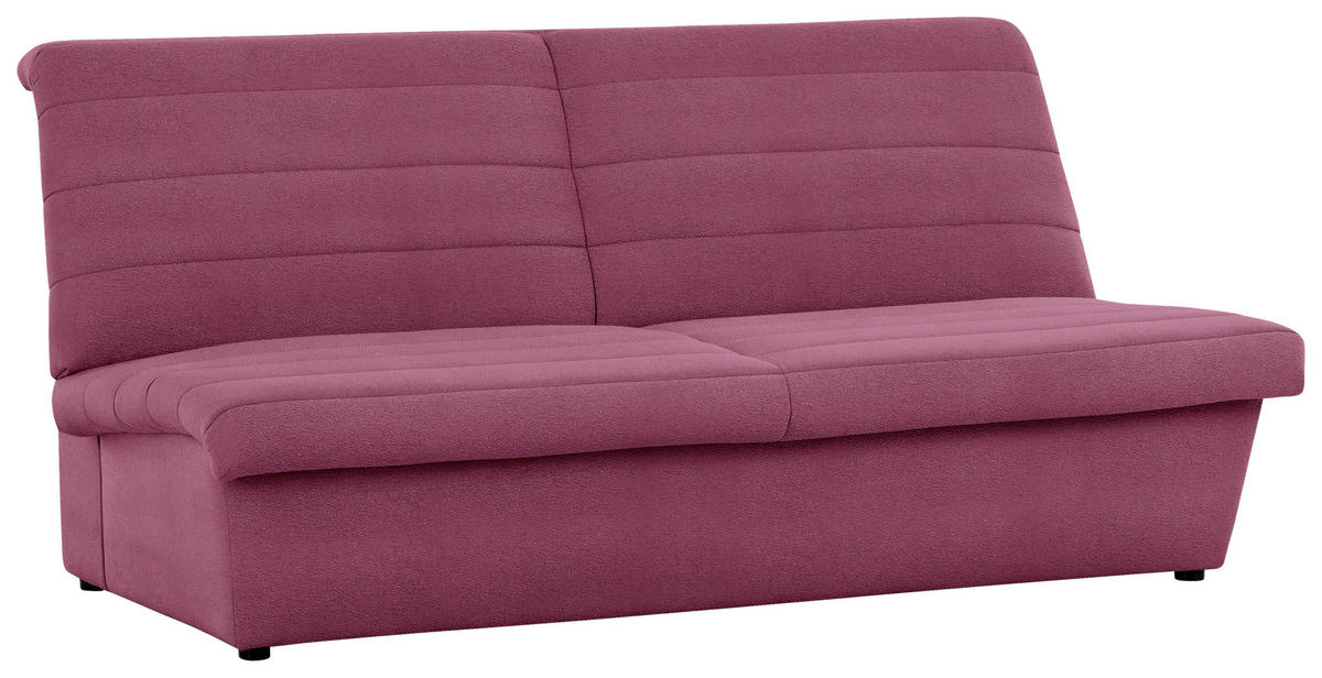 2-SITZER-SOFA Webstoff Weinrot  - Weinrot/Schwarz, Design, Kunststoff/Textil (185/92/103cm) - LOOKS by W.Joop
