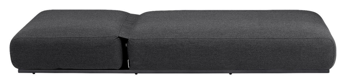 SONNENLIEGE 213/33/90 cm  - Anthrazit/Grau, Basics, Textil/Metall (213/33/90cm) - Kettler