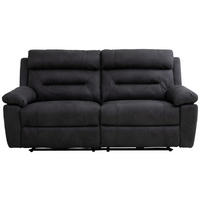 SOFFA i mikrofiber grå  - grå/svart, Klassisk, trä/textil (198/99/94cm) - Cantus