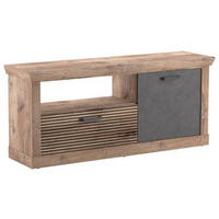 TV-ELEMENT - Eichefarben/Anthrazit, KONVENTIONELL, Holzwerkstoff/Kunststoff (150/66/40cm) - Carryhome