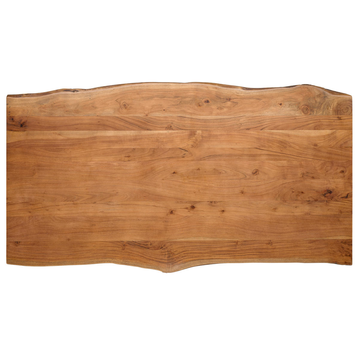 JEDÁLENSKÝ STÔL, akácia, čierna, farba vlašského orecha, 180/90/76 cm - čierna/farba vlašského orecha, Modern, kov/drevo (180/90/76cm) - P & B