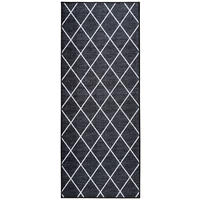LÄUFER 80/700 cm Cosenza  - Schwarz/Weiß, Design, Kunststoff/Textil (80/700cm) - Novel