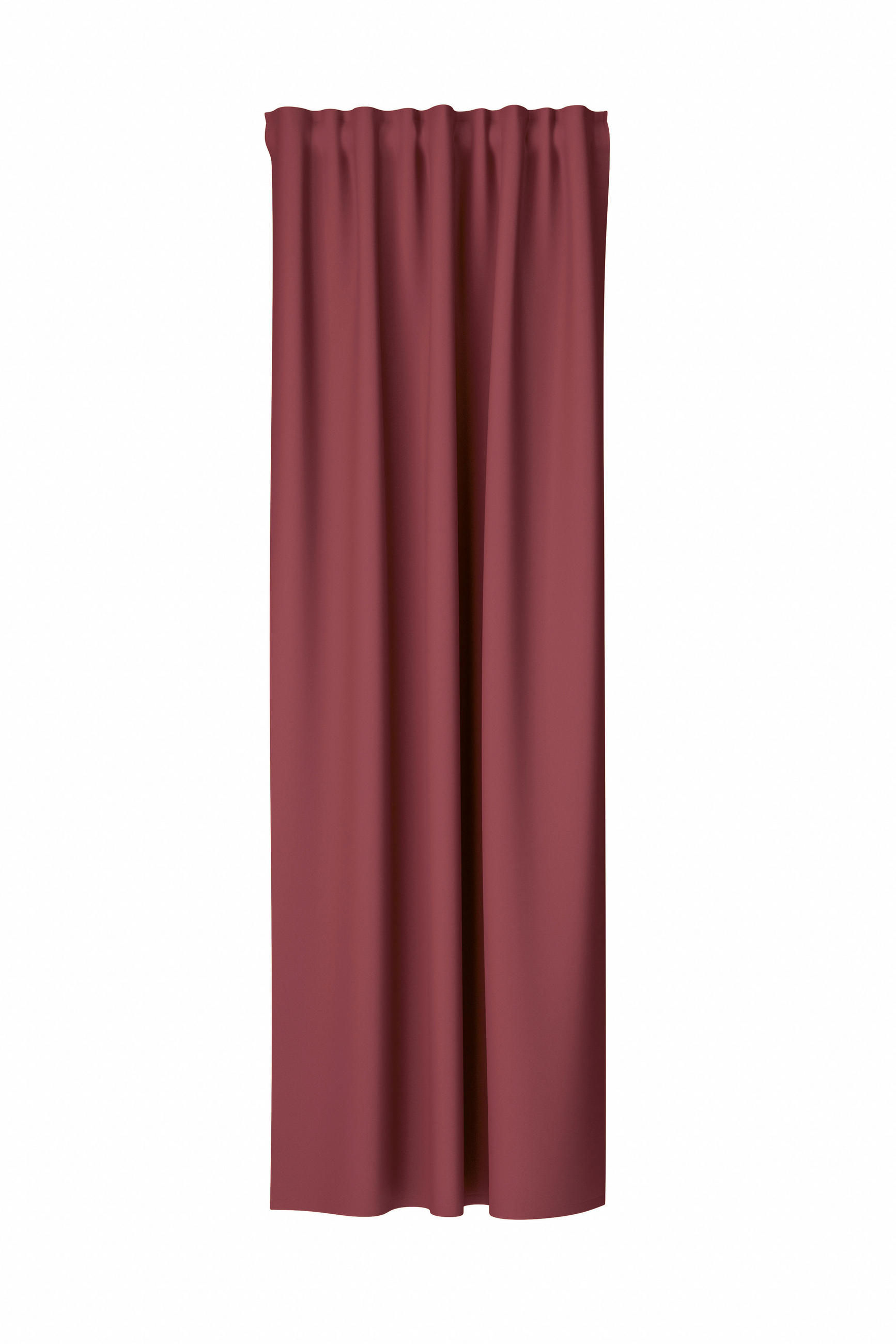 FERTIGVORHANG black-out (lichtundurchlässig)  - Rostfarben, Basics, Textil (140/245cm)