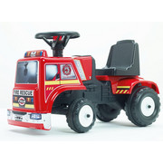 LAUFFAHRZEUG FEUERWEHR - Rot/Schwarz, KONVENTIONELL, Kunststoff (61/30/37cm)