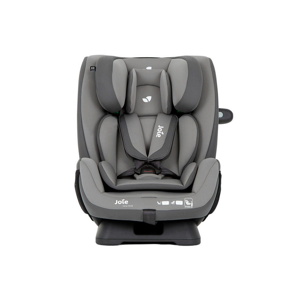 Thumbnail - Joie Kinderautositz Verso R129, Grau, Dunkelgrau, Textil, 44x60x57 cm, ECE R 129, 5-Punkt-Gurtsystem, abnehmbarer und wa...