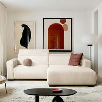 ECKSOFA RENO Beige Cord Relaxfunktion, Kopfteilverstellung  - Beige/Schwarz, Design, Kunststoff/Textil (248/184cm) - Livetastic