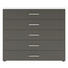 KOMMODE 100/84/40 cm - Chromfarben/Schwarz, Design, Holzwerkstoff/Kunststoff (100/84/40cm) - Welnova KOMMODE 100/84/40 cm - Chromfarben/Schwarz, Design, Holzwerkstoff/Kunststoff (100/84/40cm) - Welnova