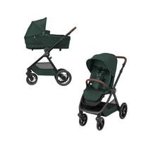 KOMBIKINDERWAGEN  Oxford+  Twillic Green  - Dunkelgrün, Basics, Textil (58/110/95.5cm) - Maxi-Cosi