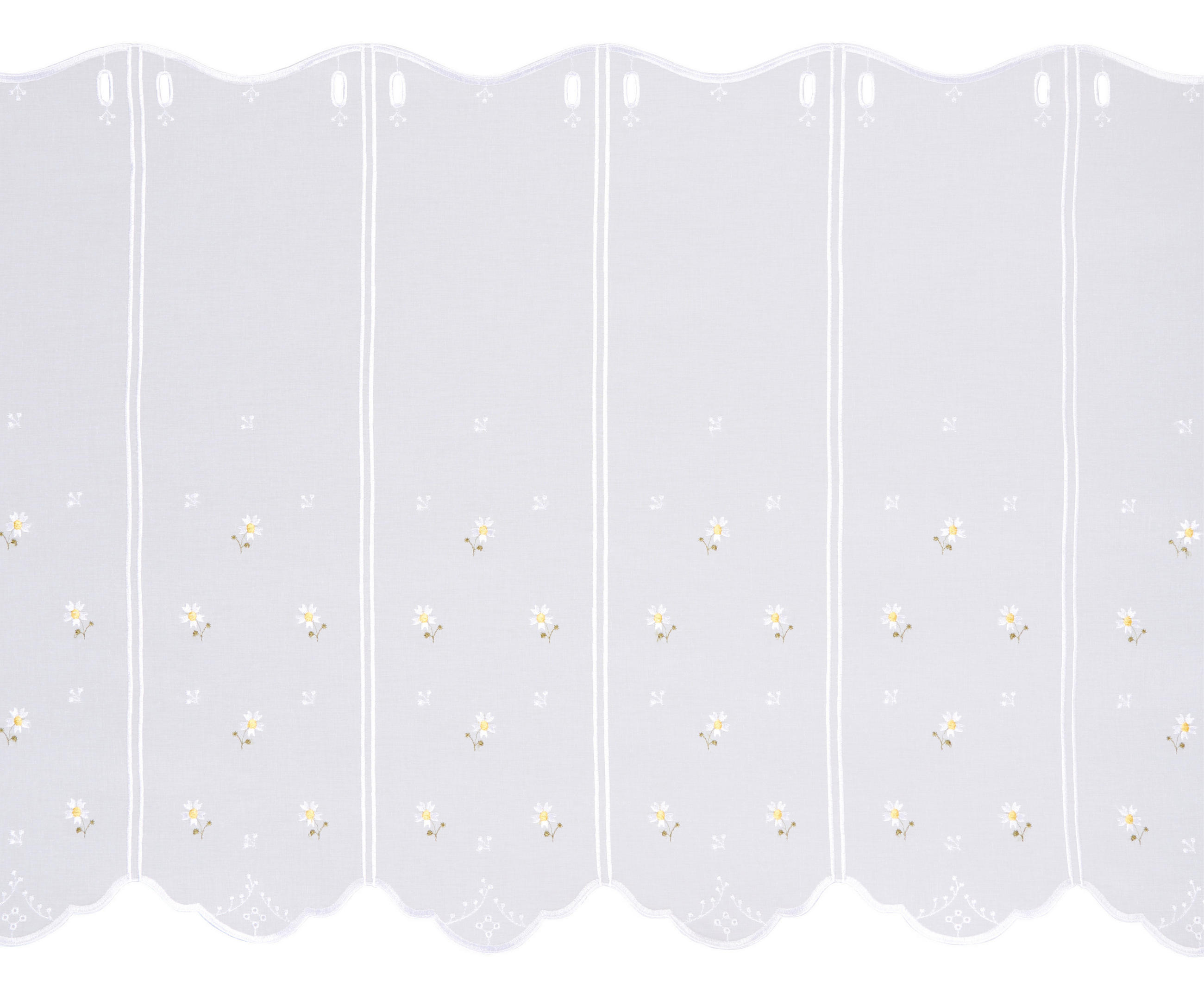 ZÁCLONA KRÁTKÁ, poloprůhledné, 60 cm - světle žlutá, Konvenční, textil (60cm) - Esposa