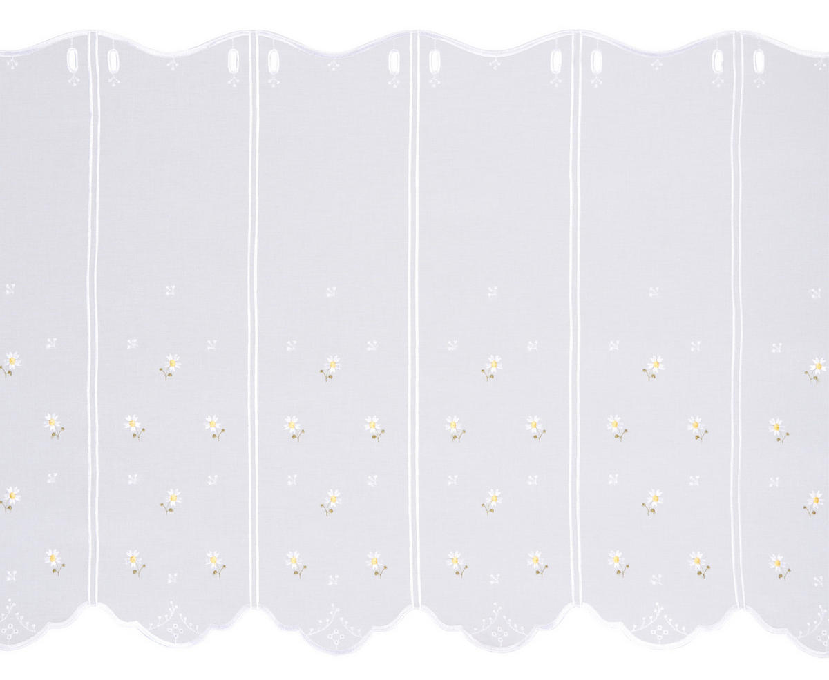 ZÁCLONA KRÁTKÁ, poloprůhledné, 45 cm - světle žlutá, Konvenční, textil (45cm) - Esposa