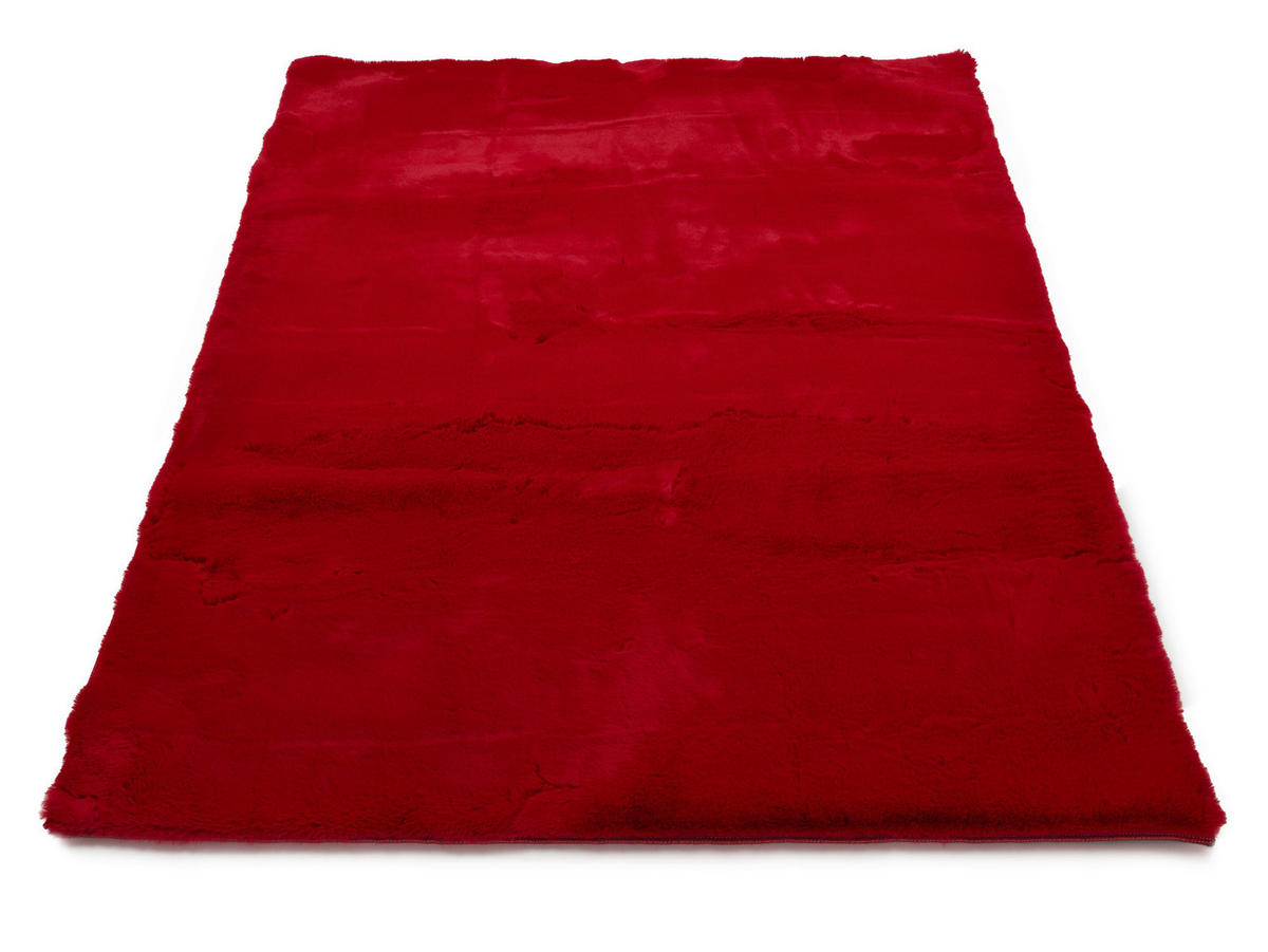 HOCHFLORTEPPICH 140/200 cm Silky Haven Rot  - Rot, Basics, Textil (140/200cm)