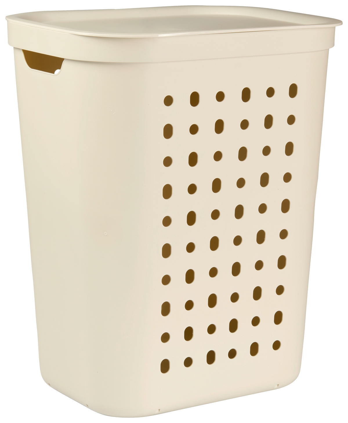 WÄSCHESAMMLER - Weiß, KONVENTIONELL, Kunststoff (35,5/53,3/43,2cm) - Rotho