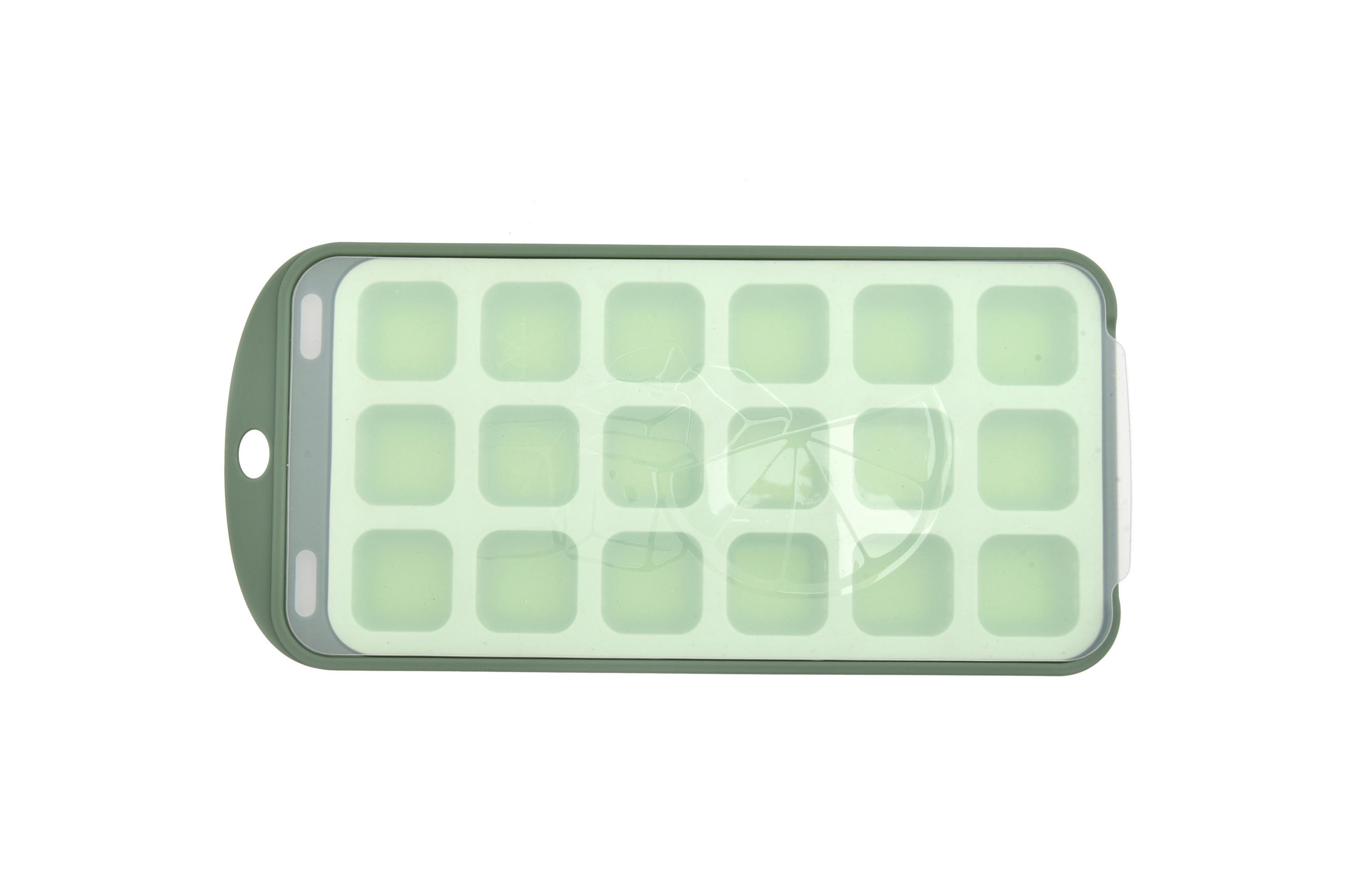 MODLA ZA LED - maslinasto zelena/svetlozelena, Osnovno, plastika (27,6/13/2,4cm) - Homeware Profession.