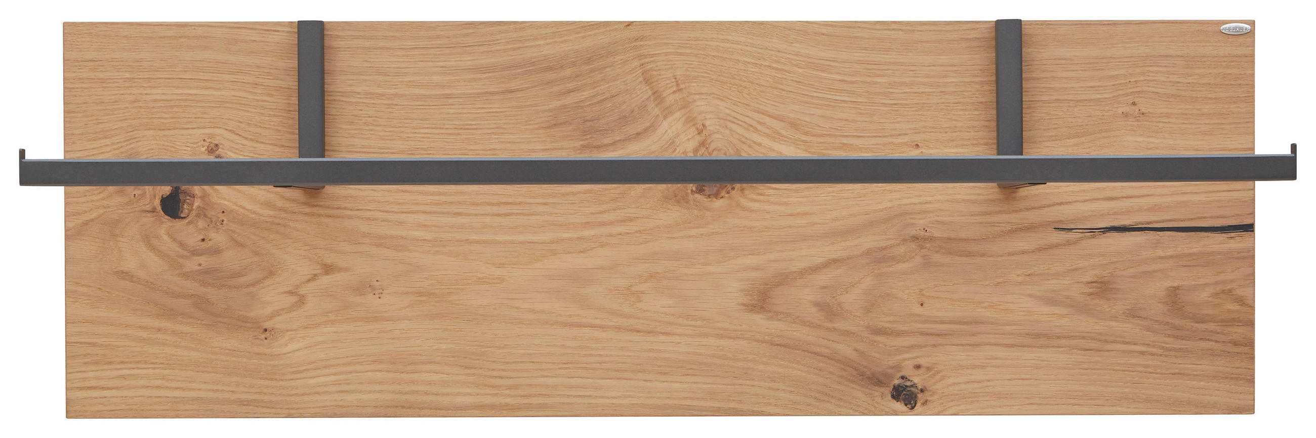 GARDEROBENPANEEL  in 96/32/34,2 cm  - Eichefarben/Anthrazit, Natur, Holz (96/32/34,2cm) - Voglauer