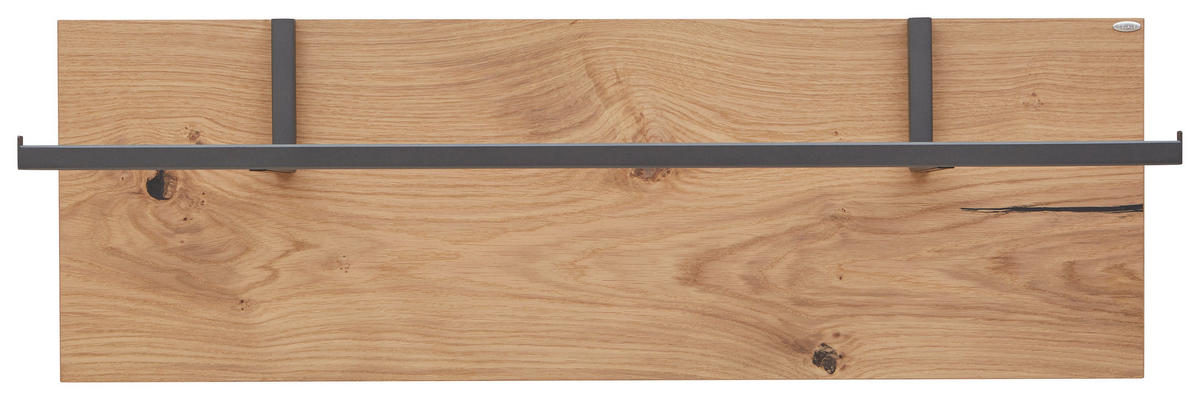 GARDEROBENPANEEL  in 96/32/34,2 cm  - Eichefarben/Anthrazit, Natur, Holz (96/32/34,2cm) - Voglauer