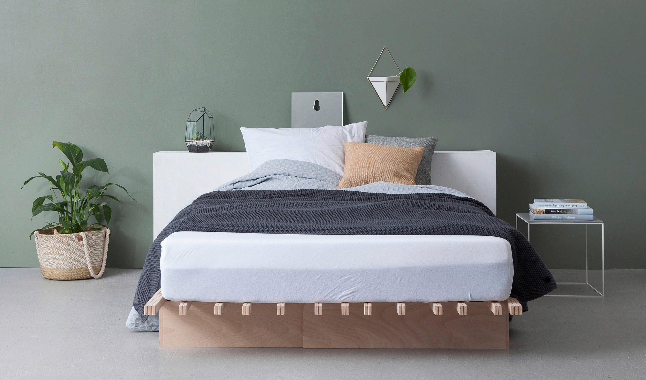 FUTONBETT 90-172/190 cm,  in Buchefarben  - Buchefarben, Design, Holz (90-172/190cm) - Tojo