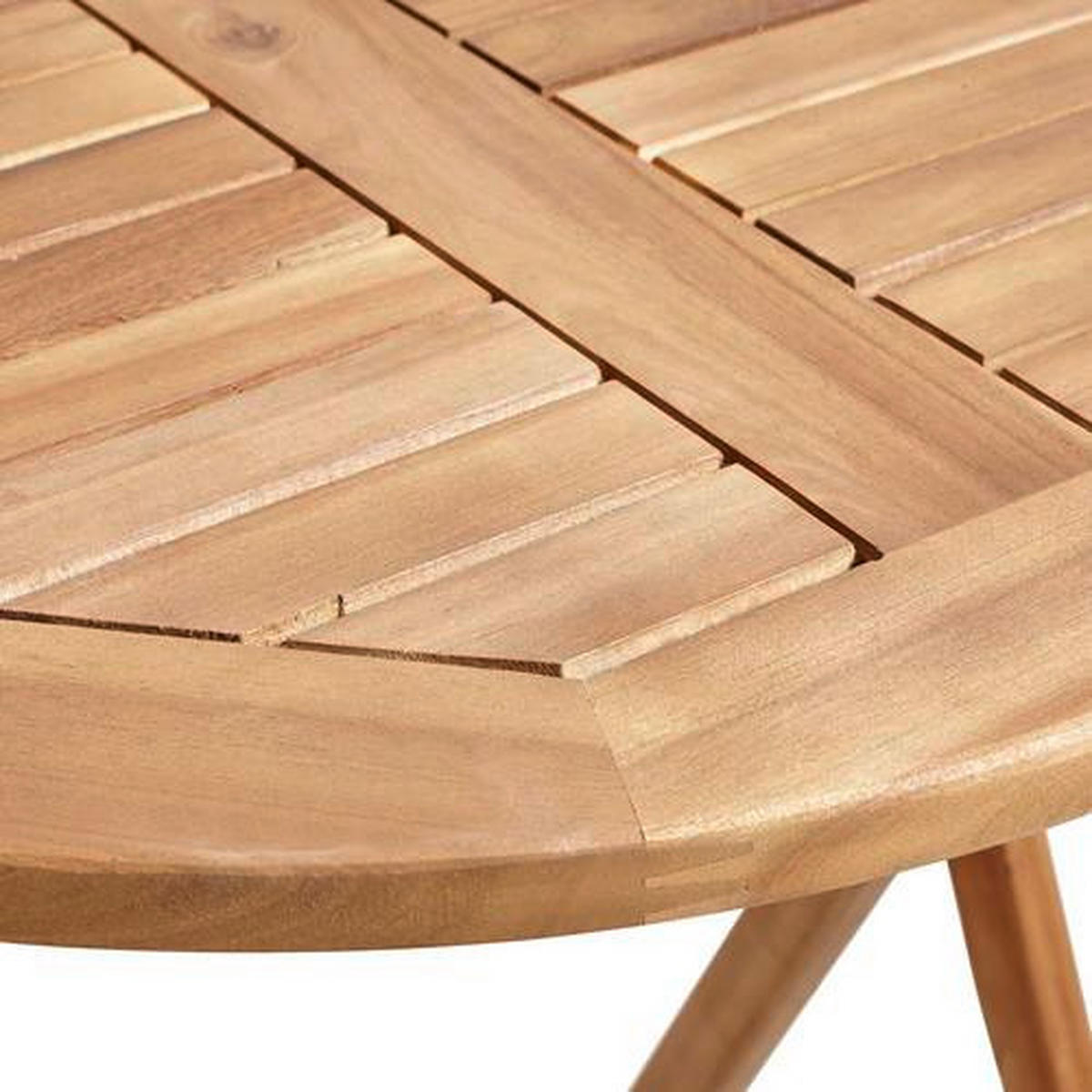 VRTNA MIZA les barva tikovine  - barva tikovine, Natur, les (60/60/72cm) - Ambia Garden