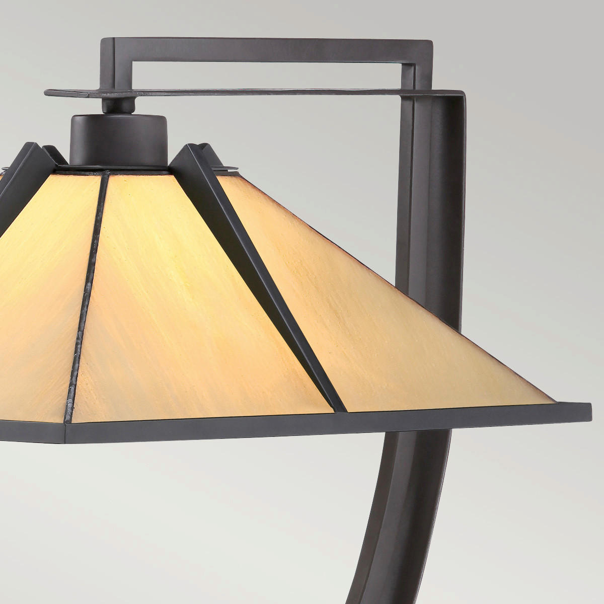 TISCHLEUCHTE - Dunkelbraun/Bernsteinfarben, Konventionell, Glas/Metall (54.8cm) - Elstead Lighting