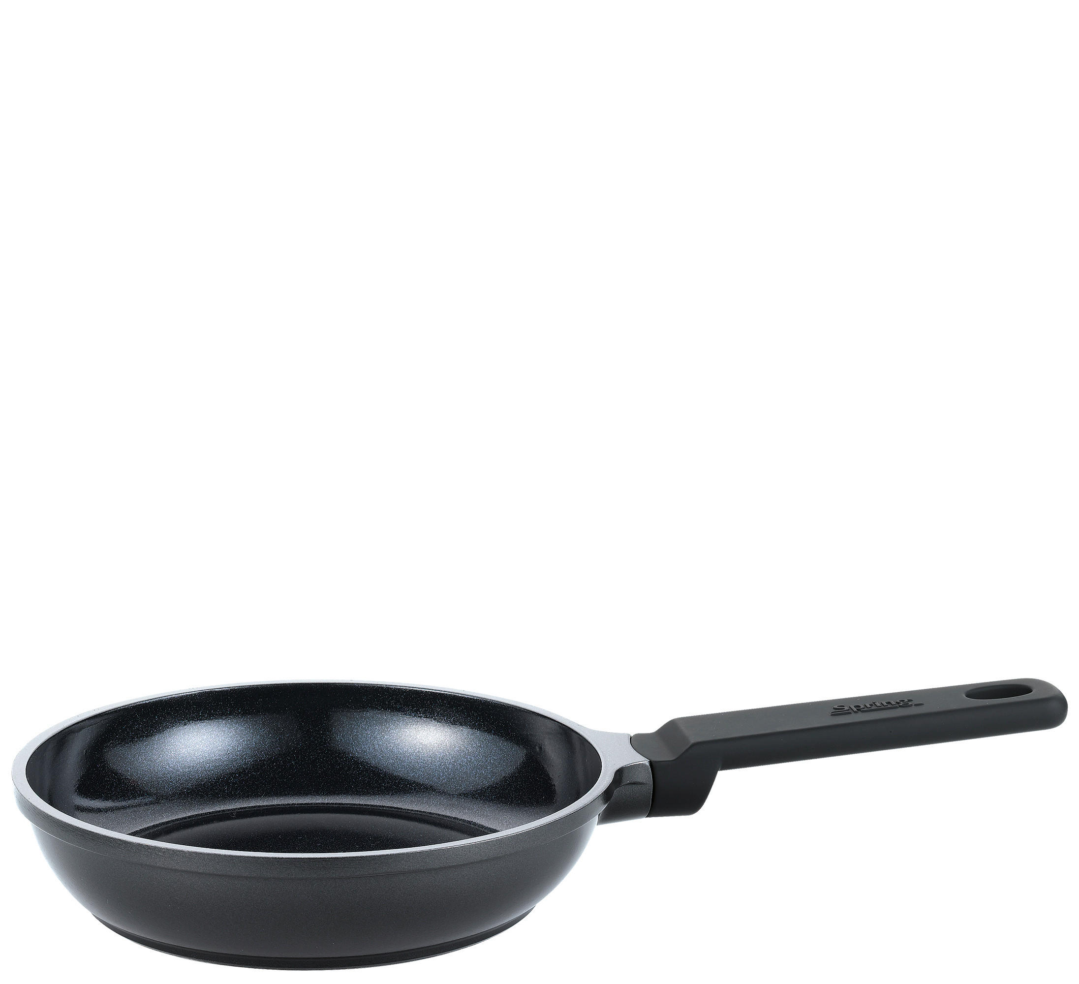 BRATPFANNE PURE Keramikbeschichtung  - Schwarz, Basics, Kunststoff/Metall (16/3,1cm) - Spring