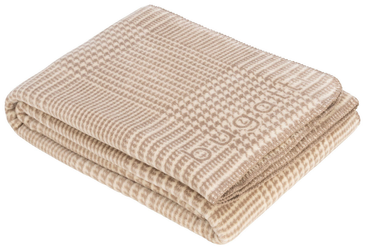 DECKE 3530-300 150/200 cm  - Braun, KONVENTIONELL, Textil (150/200cm) - Bugatti