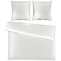 BETTWÄSCHE NIGIRI Satin 200/200 cm  - Weiß, Basics, Textil (200/200cm) - Bio:Vio