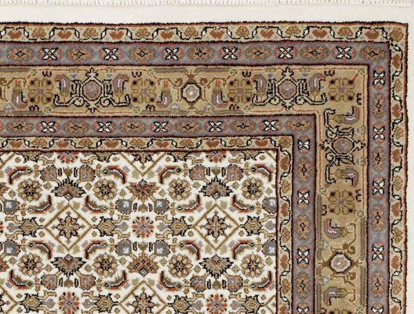 Thumbnail - Cazaris Orientteppich Himla Harati, Creme, Beige, Textil, Bordüre, rechteckig, 250x350 cm, Care & Fair, für Fußbodenheiz...