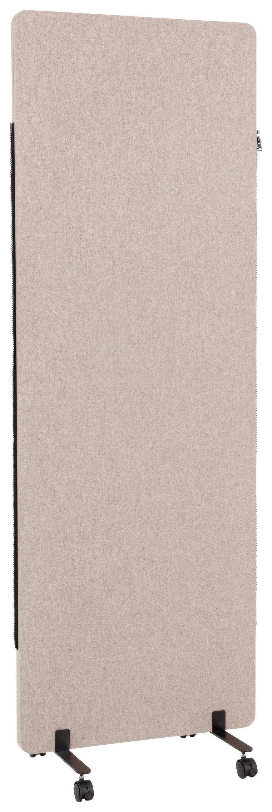MELLANVÄGG  i metall, plast, textil  taupe  - taupe, Basics, metall/textil (60/177/3cm) - MID.YOU