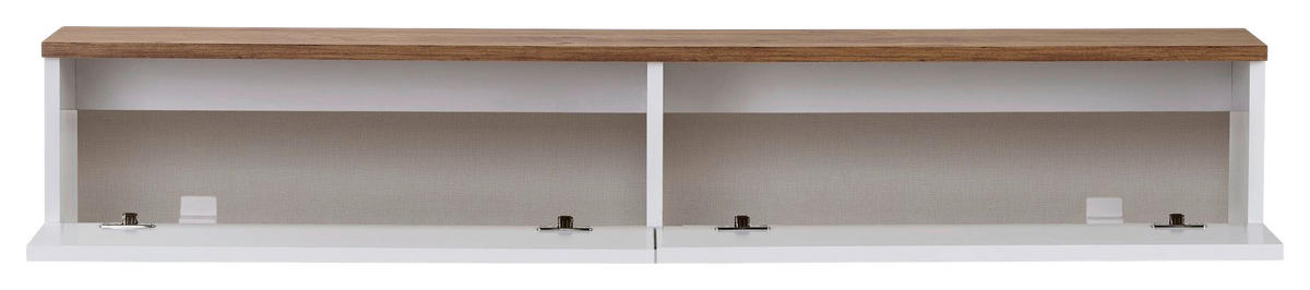 TV-ELEMENT 160/25/25 cm  - Weiß/Kieferfarben, MODERN, Holzwerkstoff (160/25/25cm) - MID.YOU
