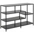 REGAL in Metall, Holzwerkstoff - Schwarz, MODERN, Holzwerkstoff/Metall (114,0/78,0/35,0cm) - Carryhome REGAL in Metall, Holzwerkstoff - Schwarz, MODERN, Holzwerkstoff/Metall (114,0/78,0/35,0cm) - Carryhome