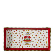 PLADENJ CHRISTMAS DREAM - rdeča/večbarvno, Konvencionalno, keramika (33cm) - X-Mas