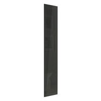DVERE, antracitová s vysokým leskom, 45,3/234,8/1,8 cm - antracitová s vysokým leskom, Konventionell, kompozitné drevo (45,3/234,8/1,8cm) - Hom`in