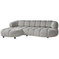 Colțar Cu Functie Electrica, textil, grej, 284/183 cm - grej, Design, textil (284/183cm) - Welnova