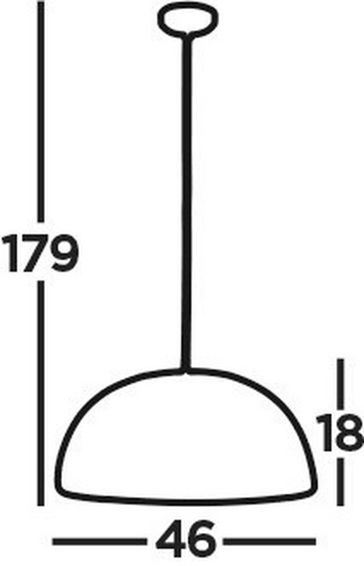 VISEČA SVETILKA  Honeycomb      46/179 cm      E27 - zlate barve/črna, Basics, kovina (46/179cm)