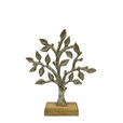 DEKOBAUM - Silberfarben/Naturfarben, Basics, Holz/Metall (23/27,5/5cm) - Ambia Home