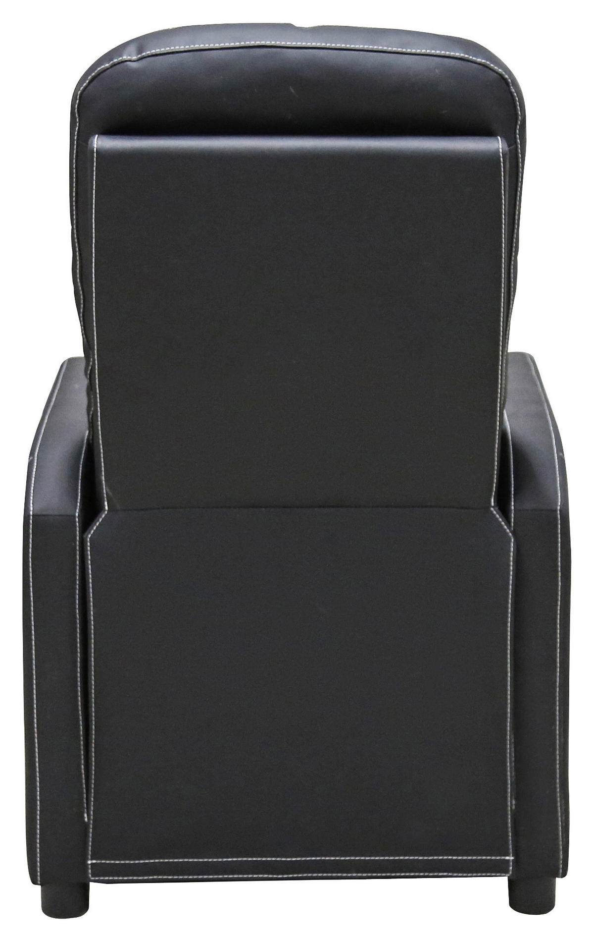 FOTELJA ZA GLEDANJE TELEVIZORA 65/80-105/90-154 cm , crna  - bela/crna, Osnovno, tekstil/plastika (65/80-105/90-154cm) - Ti'me
