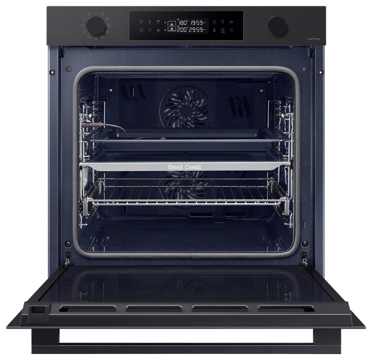 BACKOFEN NV7B4455UAB/U3  - Schwarz, Design, Glas/Metall (59,5/59,5/57,1cm) - Samsung