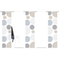 FLÄCHENVORHANG 5ER SET in Taupe halbtransparent  - Taupe, Design, Textil (5x60/245cm) - Schmidt W. Gmbh