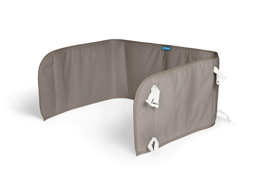 ZAŠTITA ZA GLAVU-KOM.ZA PREVI   - siva/tamno siva, Basics (70/140cm) - AEROSLEEP