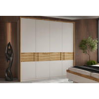 DULAP CU UȘI ROTATIVE culoare lemn stejar, gri deschis  - gri deschis/culoare lemn stejar, Modern, lemn/material pe bază de lemn (202/225/60cm) - Dieter Knoll