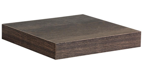 WANDBOARD Nussbaumfarben - Nussbaumfarben, Design, Holzwerkstoff (23,5/3,8/23,5cm) - Carryhome