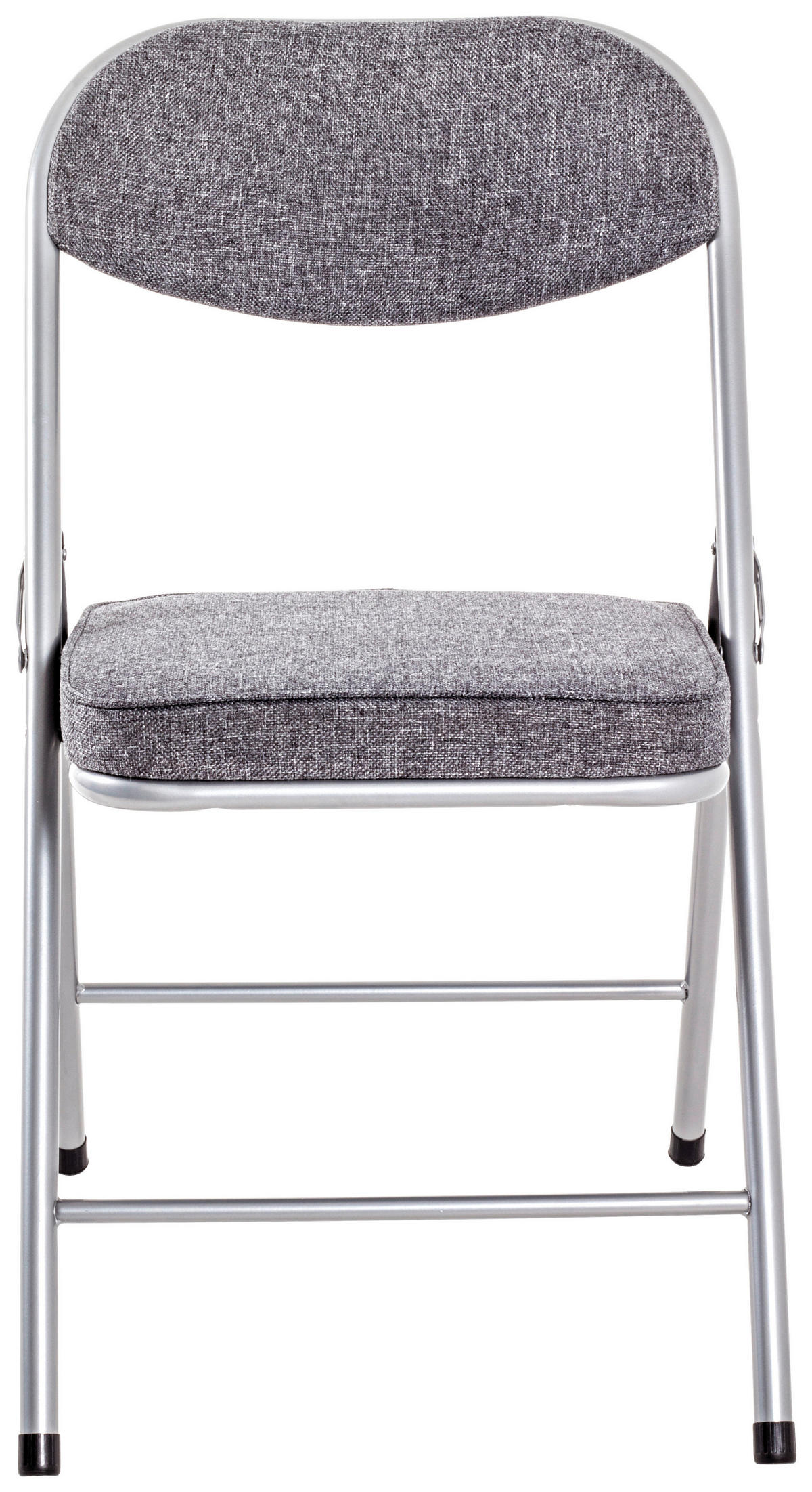 KLAPPSESSEL Grau, Alufarben  - Alufarben/Grau, MODERN, Textil/Metall (47/79/53cm)