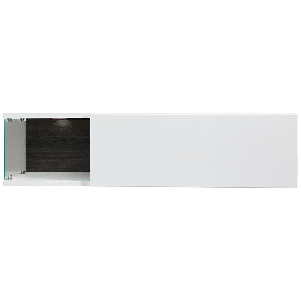 Thumbnail - Mid.you Wohnwand, Perlmutt, Weiß Hochglanz, Glas, Holzwerkstoff, 2,2,2 Fächer, 240x150x40 cm, Made in EU, Wohnzimmer, Wo...